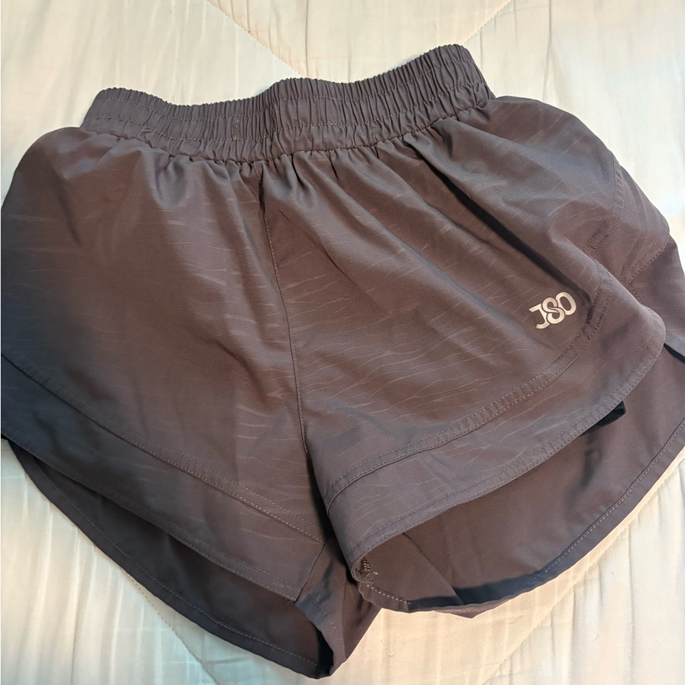 Women's Gray Athletic Shorts